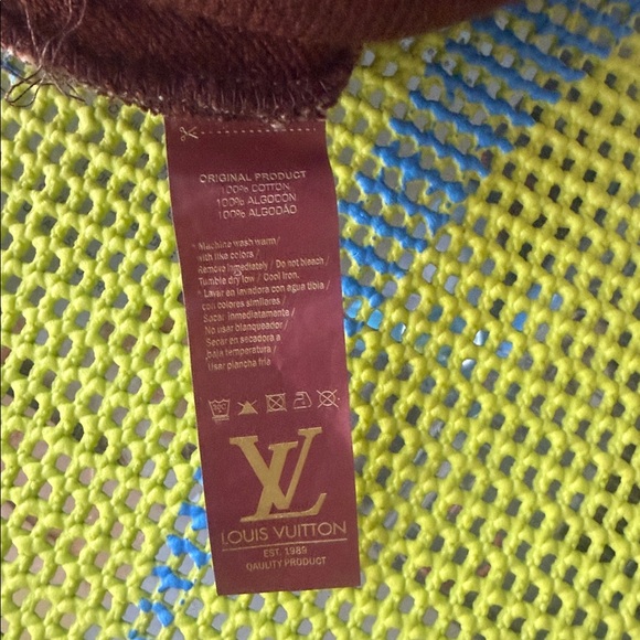 Louis Vuitton Checkered Brown and Cream Hat - Picture 3 of 4